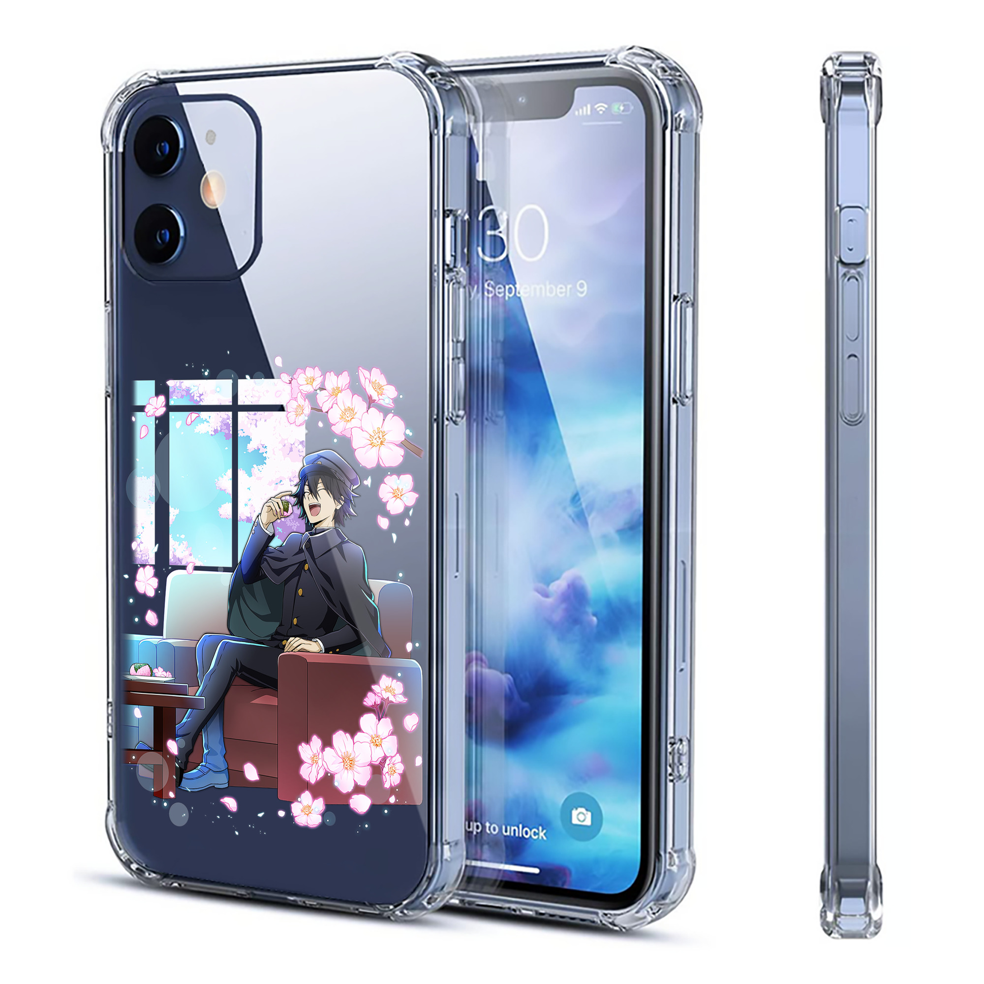 （画像用） 文豪ストレイドッグス Bungo Stray Dogs 【iPhone 12シリーズ対応】透明スマホケース（クリアソフトケース）
